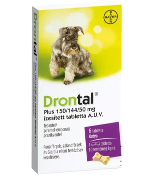 Drontal Plus ízesített féreghajtó tabletta 6db